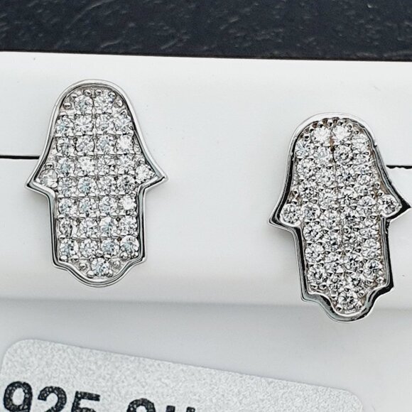 "925 sterling silver luxury CZ earrings for women/girls, Best for RJUS21… - Picture 8 of 11